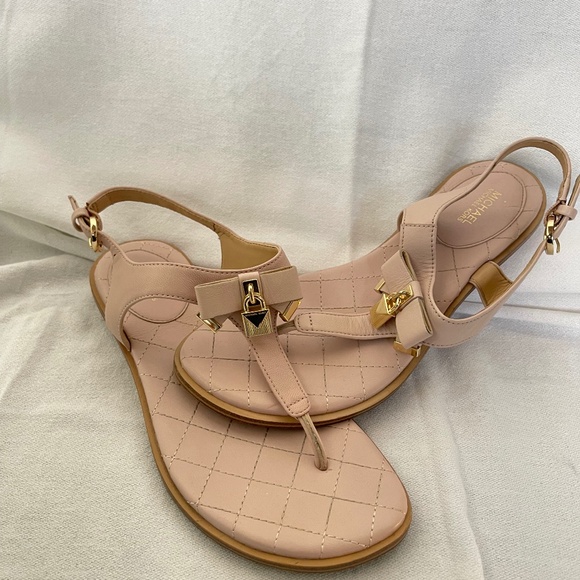 Pink Michael Kors Sandals - Picture 1 of 2